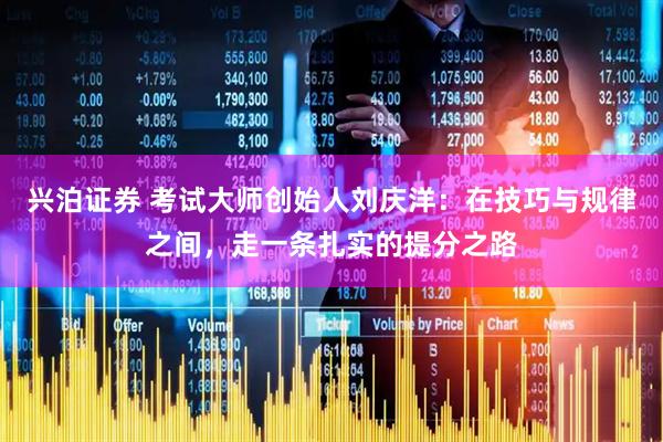 兴泊证券 考试大师创始人刘庆洋：在技巧与规律之间，走一条扎实的提分之路